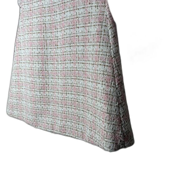Blueberi Boulevard Pink Tweed Coat Open Front Girls Size 4/5 Princess - Picture 9 of 16